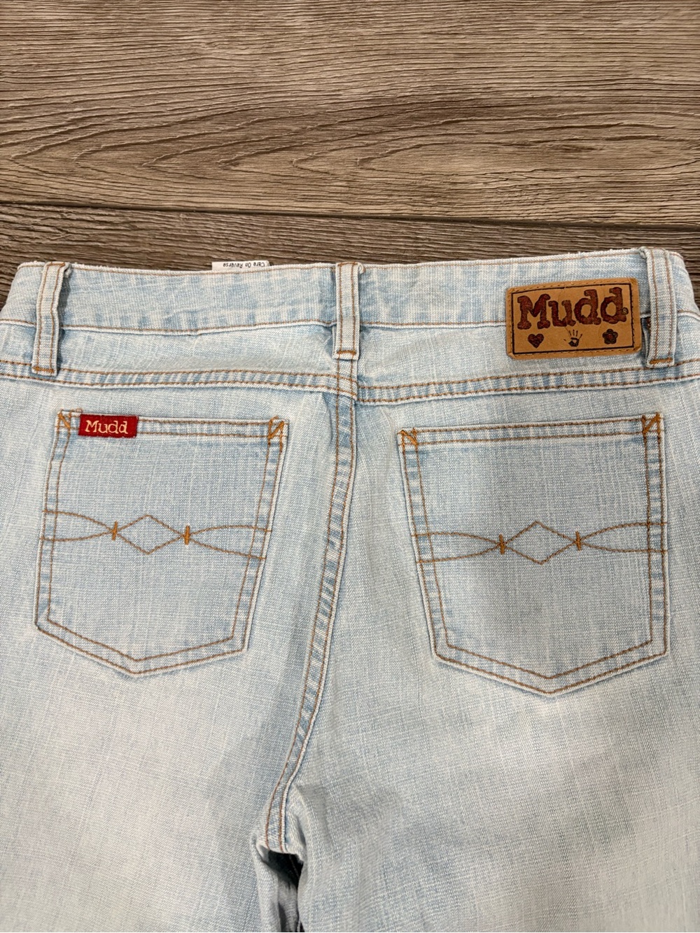 MUDD Low Rise Flare Light Wash Jeans
